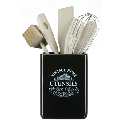 Kevan Ceramic / Porcelain Utensil Crock