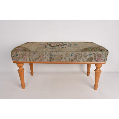 Cotton Upholstered Bench