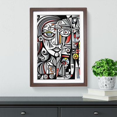 Pablo Picasso Line No.4 - Framed Print
