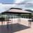 Brown 13X10 Ft Gazebo Top Replacement - Weather & Easy To Install Double Roof Fabric