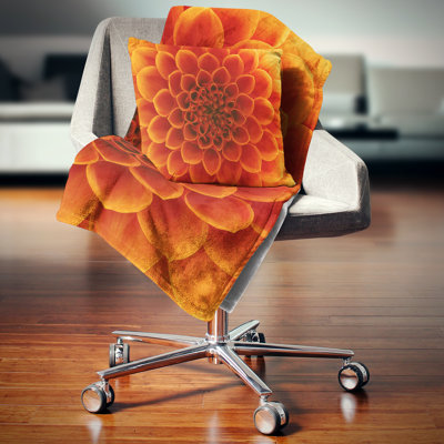 Floral Abstract Petals Pillow