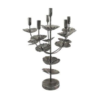 Metal Tabletop Candelabra