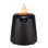 TIKI Brand Customizable 28.5" Propane Fire Pit - Includes Tabletop Insert and Lava Rocks,  Black