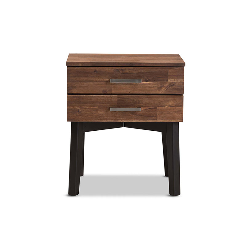 Table de chevet 2 tiroirs Lantigua