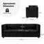 Anorea Modern Boucle Fabric Channel Tufted Sofa-126533284