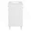Meuble-lavabo de 30 pouces avec lavabo en céramique, structure en bois massif, tablette réglable et panneaux avant en rotin pour un rangement élégant-39262594