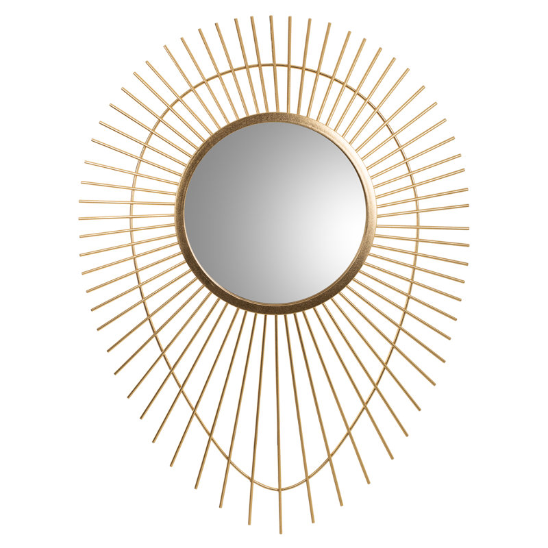 Raekwon Metal Flat Wall Mirror