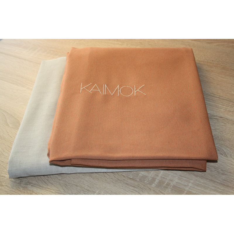 Nuvola Cotton Blend Refillable Bean Bag Cover, Terracotta