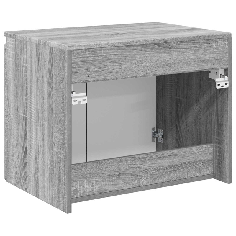 Bathroom Cabinet, Grey Sonoma