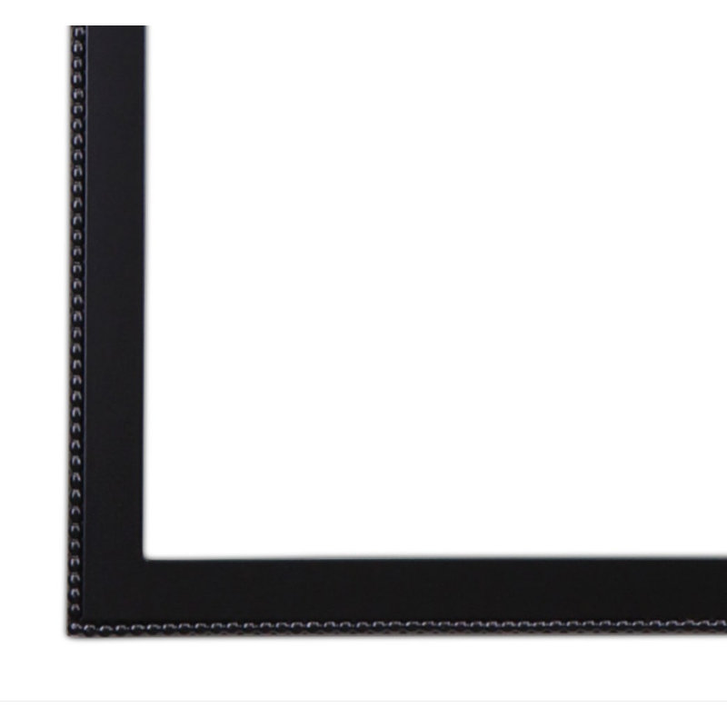 Miroir pleine longueur Aumya, Noir mat