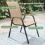Ensemble repas pour 4 personnes avec chaises empilables-247256970