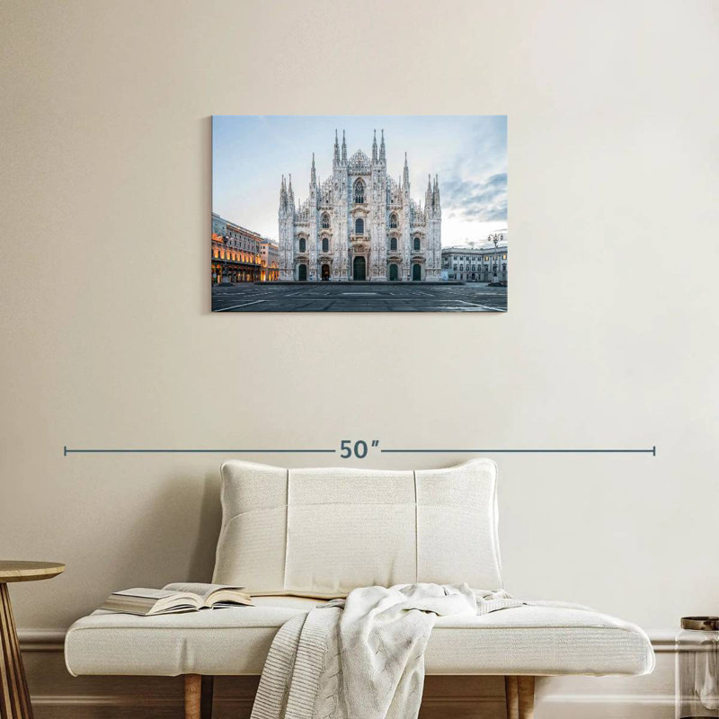 Adella, cathédrale historique de Milan, H 20 po x l 30 po