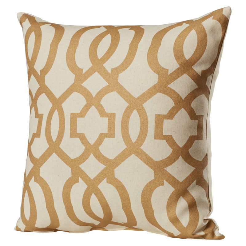  Throw Pillow, Gold