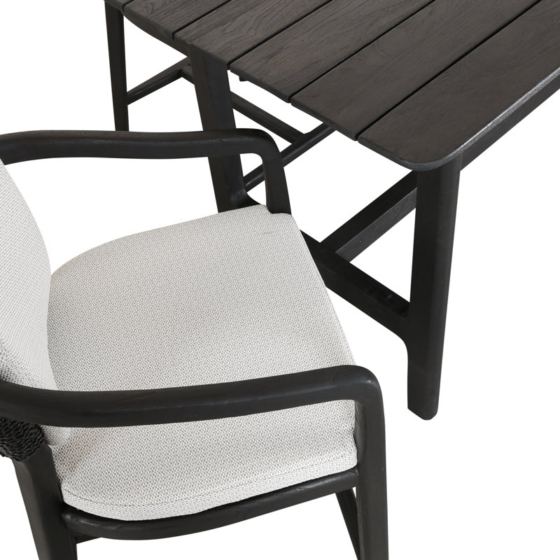 Outdoor Teak, Black
