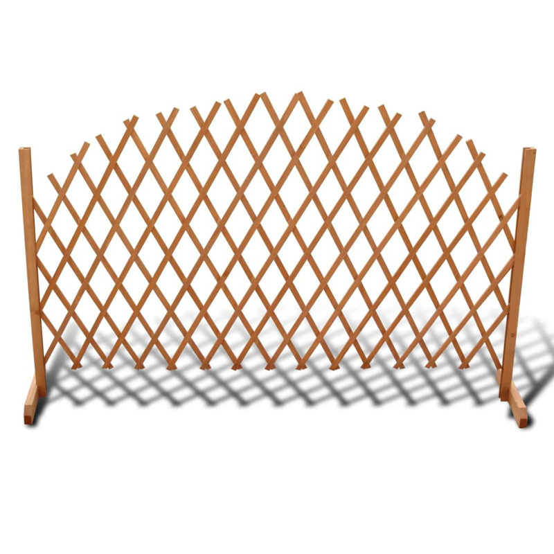 100cm H x 180cm W Wood Trellis, Brown