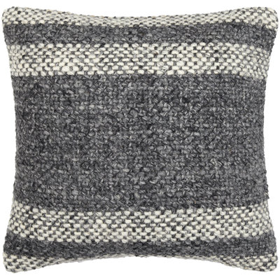 Serephine Striped Wool/Cotton Pillow Cover