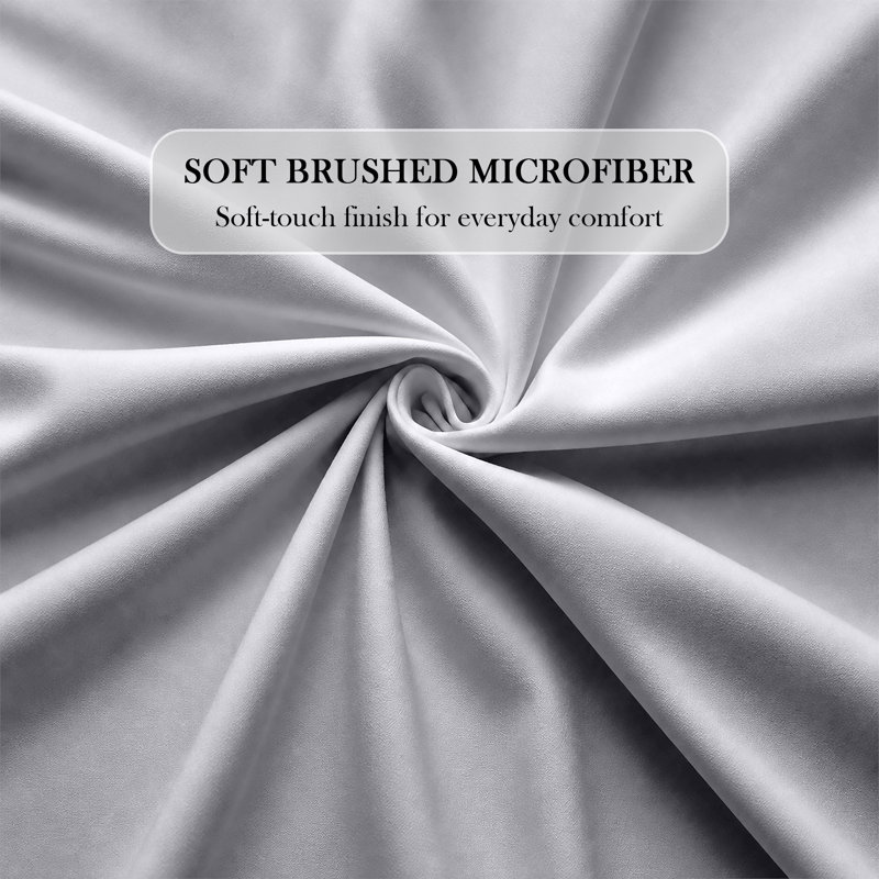 Bedroom Collection Standard Fitted Sheet, King, Silver
