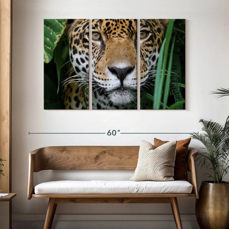 Amazon Jungle Jaguar, 32" H x 50" W