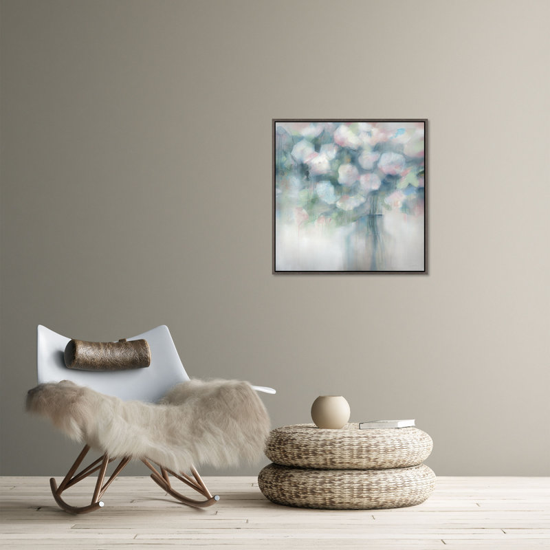 Art mural encadré "Blossomie" par D'Alessandro Leon, Image au gel brossé
