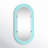 Piedmont Iron Oval Wall Mirror-93498944