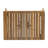 Wood Side Table - Slat Design For A Classic Vibe, Foldable, 21.87W X 14.03D 15.75H, Hue Foldable Design,-800463019