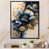 Toile avec cadre flottant noir