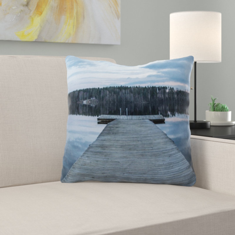 Microsuede Throw Pillow