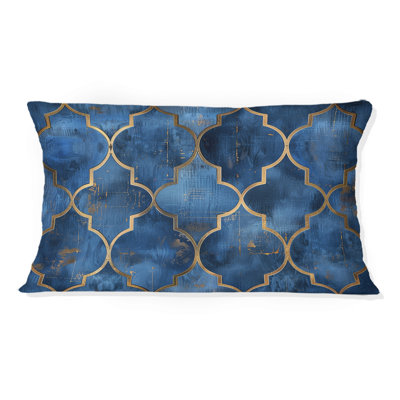 Coussin lombaire Glam Quatrefoil I - Glam
