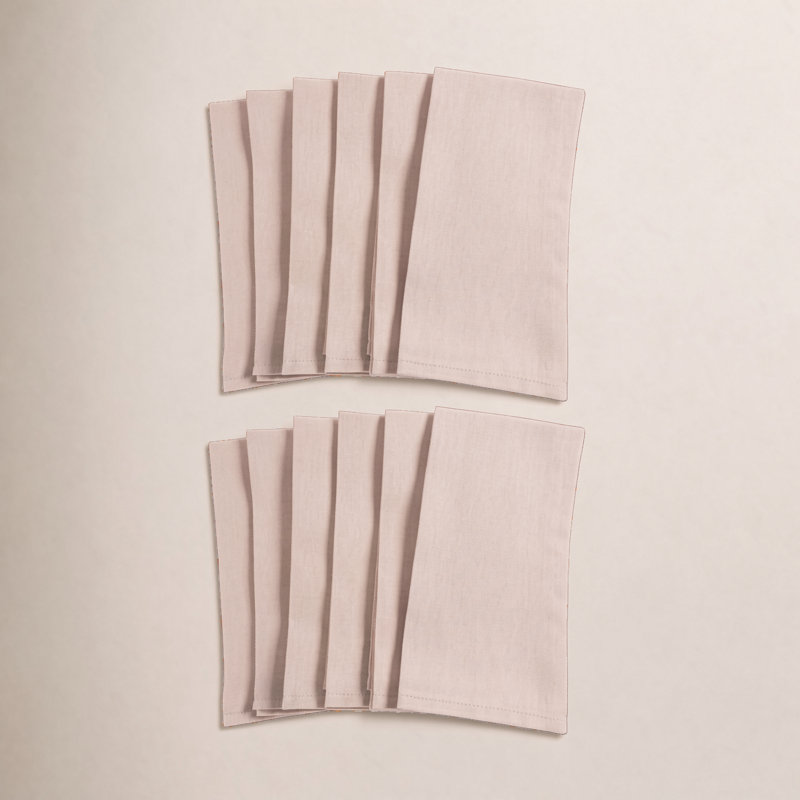Chateau Cotton Blend Square Napkin, Taupe