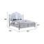 Lit tapissier Motomabo argent-1359297839