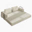 Canapé-lit convertible avec coussin cylindrique - Coussin pliant en velours côtelé pour une utilisation polyvalente dans le salon, la chambre à coucher, le salon et le studio-1844276345