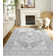 Machine Washable Area Rugs For Living Room Non-Slip Backing Foldable Boho Floral Carpet Rugs