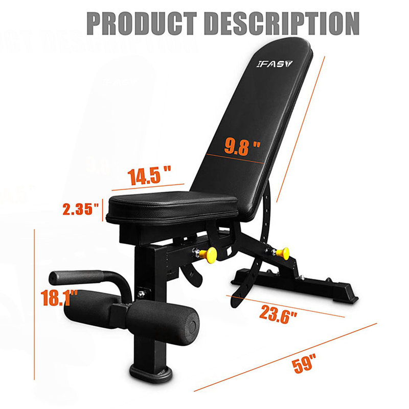 Banc de musculation réglable