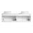 60" Bathroom Vanity with Sink, 60 Inch Floating Vanity, Double Sink Wall Mounted Vanity Combo, Modern White Bathroom Vanity Set with 4 Doors and Ceramic Basin Sink-1997229798