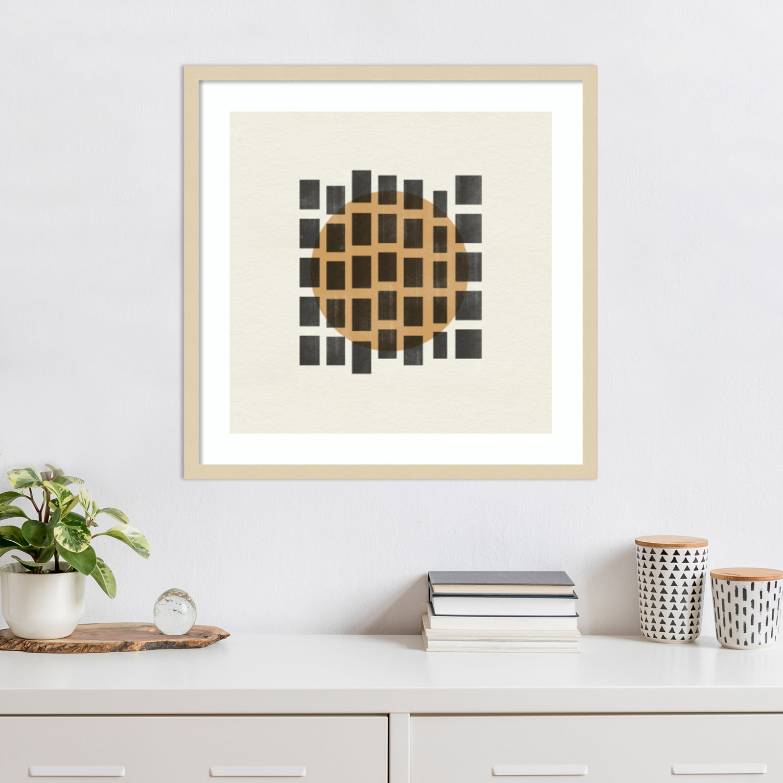 Giese "Paper Object No. 8" Print, Brown, 25" H x 25" W