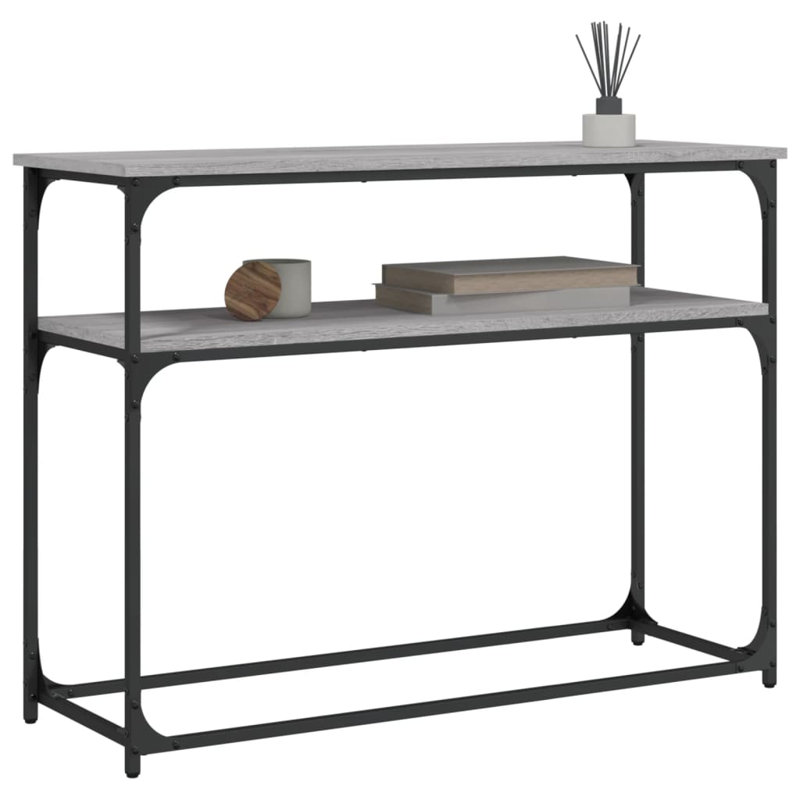 Console Table, 75cm H x 100cm W x 35.5cm D, Grey Sonoma