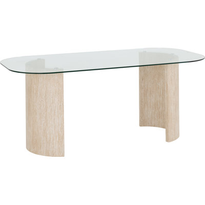 Modena Glass Top Dining Table