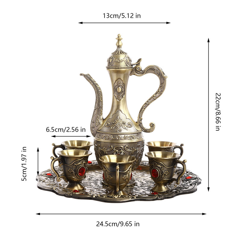 Nickolas 7.44Oz Teapot Set