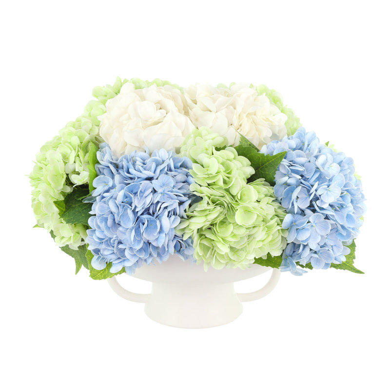 Assorted Hydrangea Centerpiece