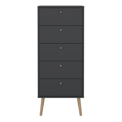 Crugers 50.2 cm W Chest of 5 Drawers