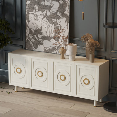 Modern minimalist high-end sideboard