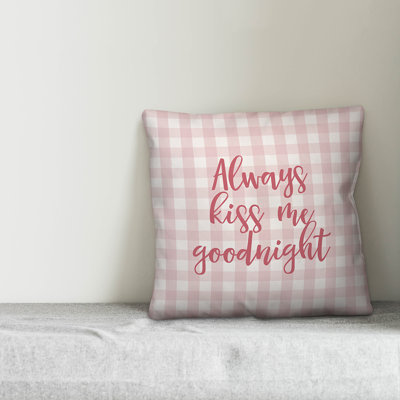 Plaid Throw Pillow