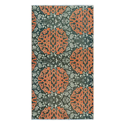 One-of-a-Kind 3'4”x6'3” 1950s Wool Area Rug