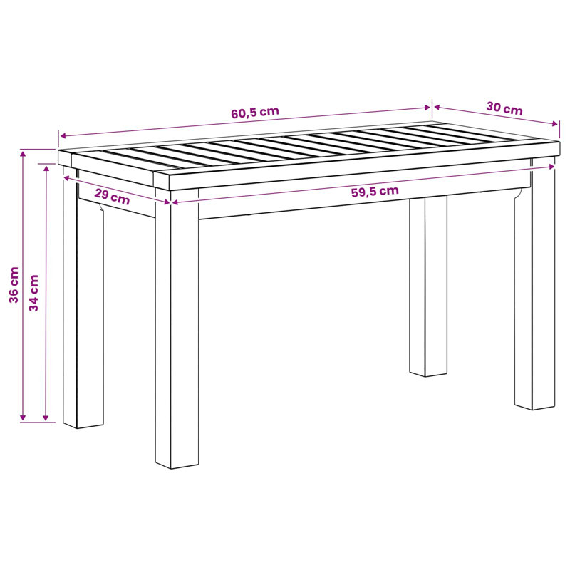 Solid Wood Coffee Table