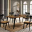 Chaise d'appoint 2 pièces, brun et noir, entièrement rembourré, revêtement beige élégant, décor de salle à manger moderne rembourré pour la détente, contemporain