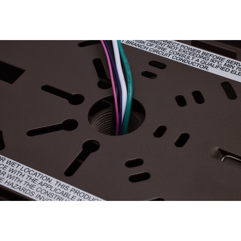 Luminaire auvent 8,5 pouces à DEL sélectionnable avec capteur - 25/30/40 watts - 3K / 4K / 5K CCT - Tension de gamme 120-277
