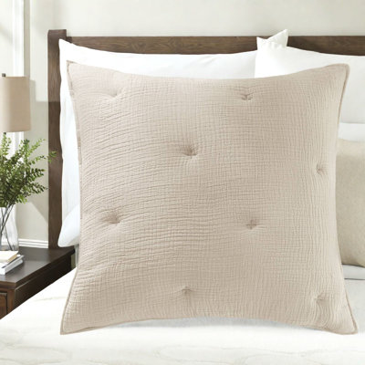 Ensemble de literie de qualité supérieure en coton de qualité supérieure, taupe douce et charme brodé rustique