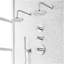 Vassor Thermostatic Shower System With Dual Showerheads and Hand Shower - Chrome-1697763057