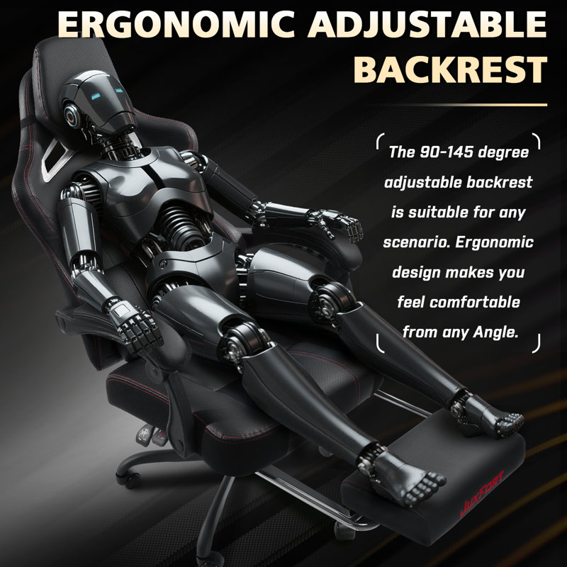 Big and Tall Gaming Chair with Massage and Pocket Spring Cushion,Gamer Chairs for Adults 400lb Weight Capacity, Video Game Chair with Headrest and Lumbar Support