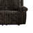 Jeya Manual Recliner Sofa, Wide Wale Faux Fur Fabric, Brown, 83 Inch-130982810